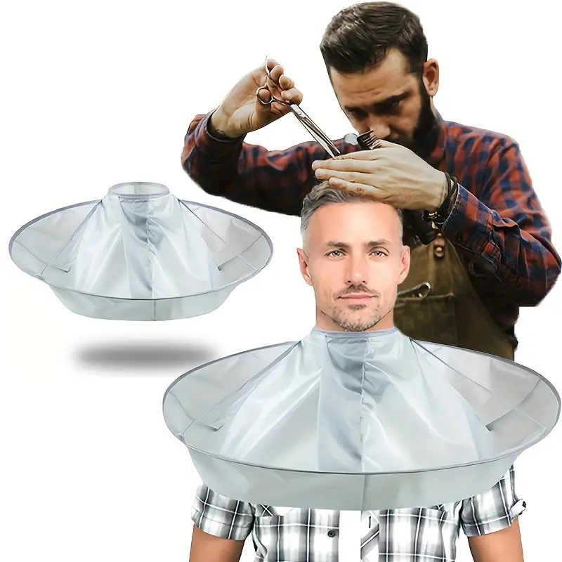 Men'S Grooming Salon - 1pc Umbrella Design Hair Cutting Cloak