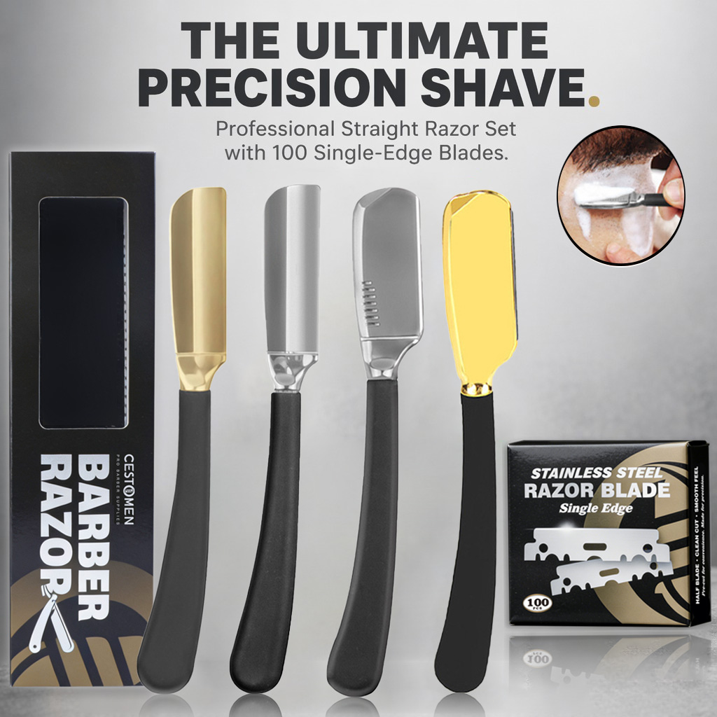 Men'S Grooming Salon - Professional Men Beard Straight Razor Holder