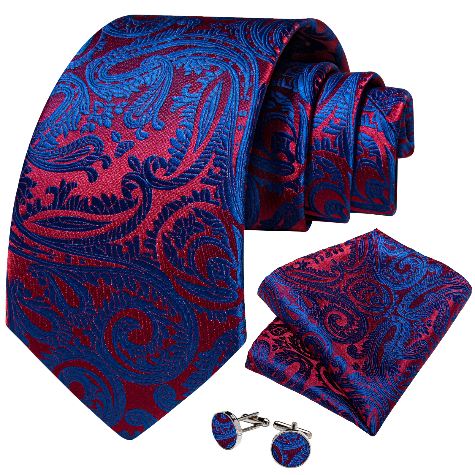 Men Tie with Luxury Blue Cryst - Men'S Grooming Set Gift 리뷰 및 가격