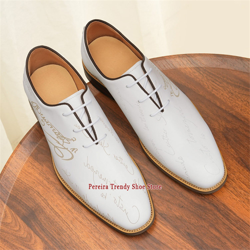 White Genuine Leather Wedding  - Men'S Grooming Oxford 리뷰 및 가격