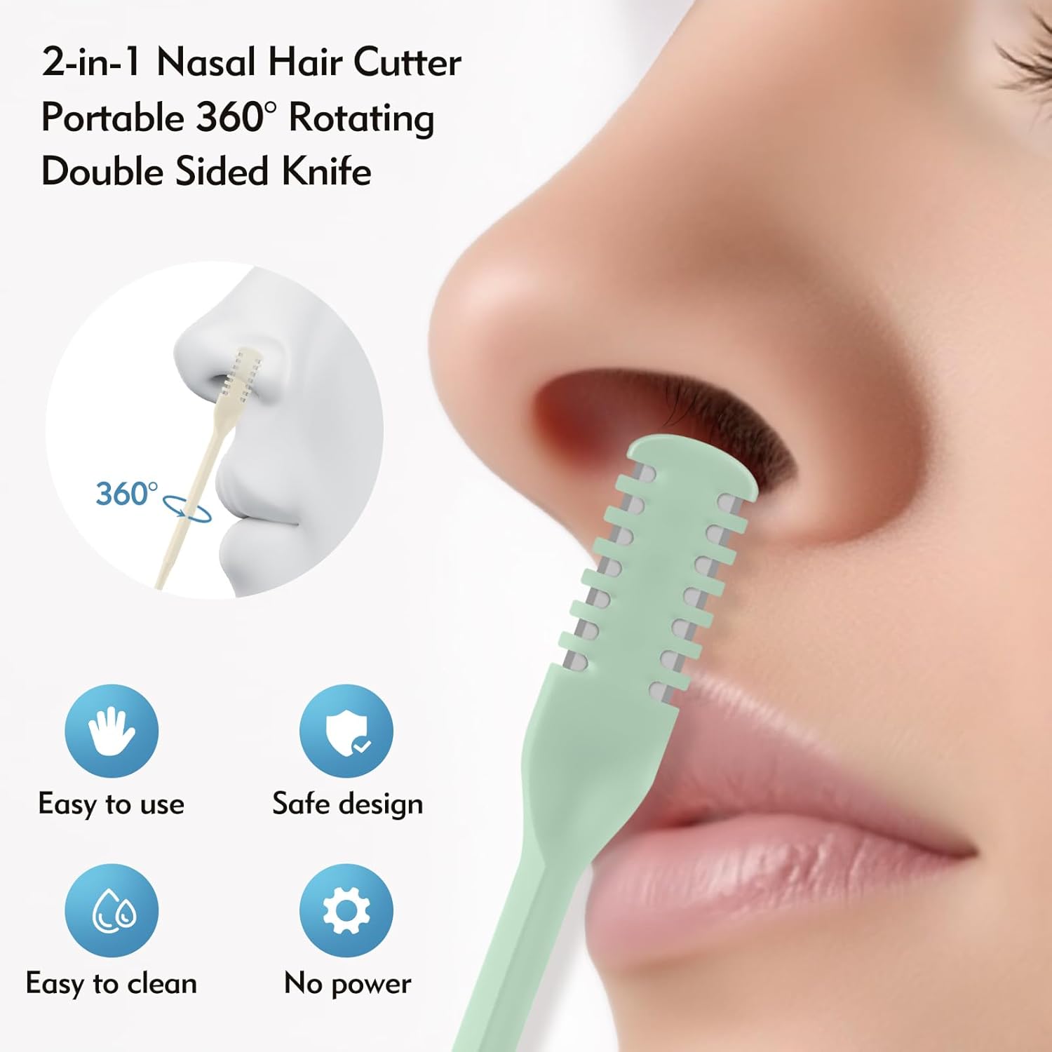 5/20/50Pcs 2-in-1 Nasal Cutter - Men'S Grooming Salon 리뷰 및 가격