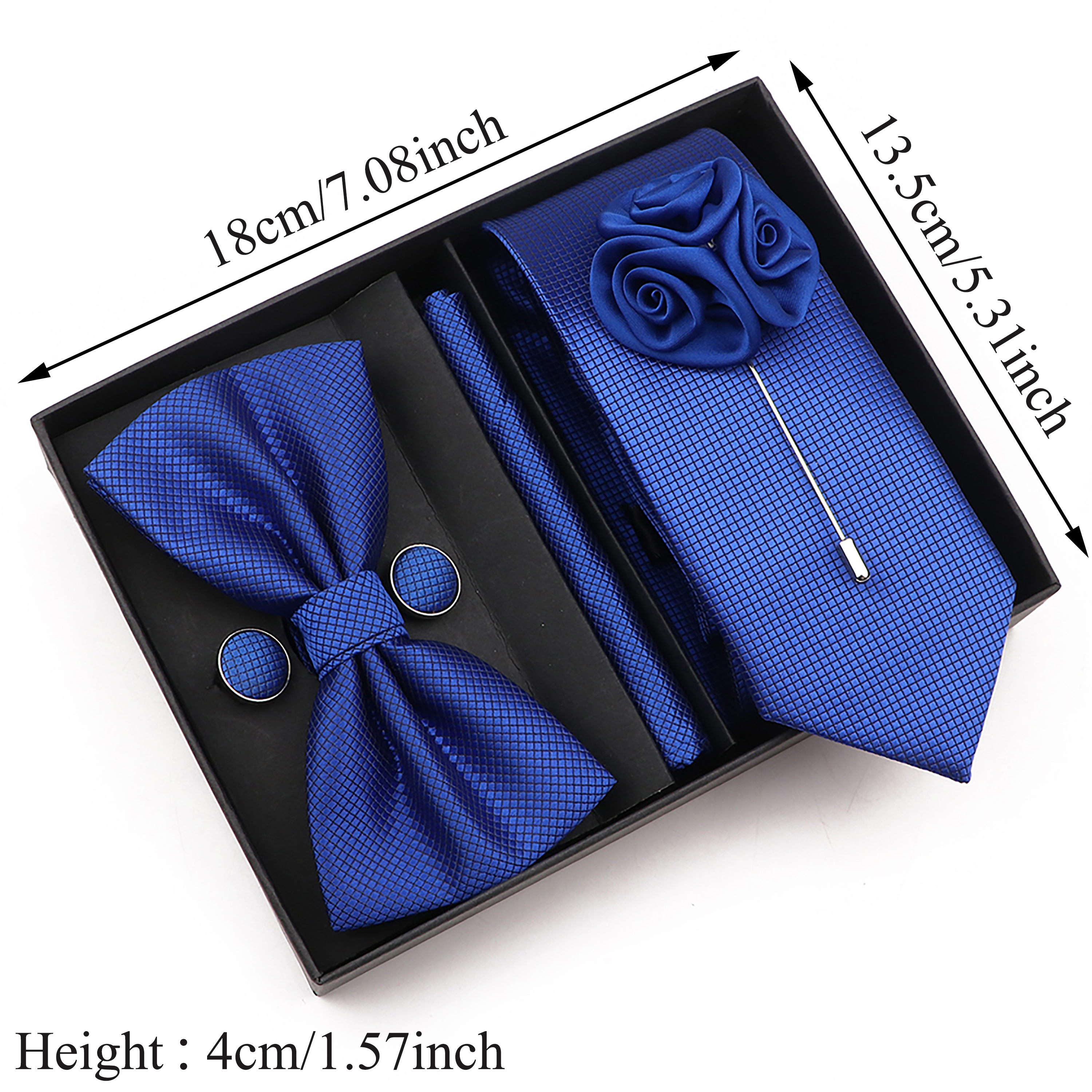 New Style Tie Set Solid Color  - Men'S Grooming Set Gift 리뷰 및 가격