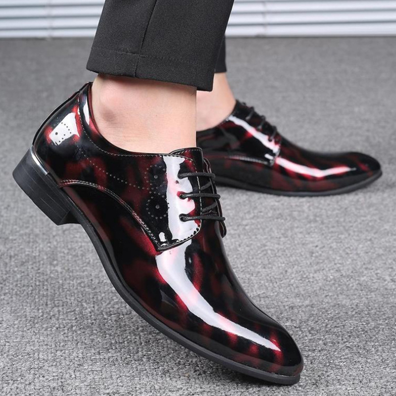 Wine Red Patent Leather Pointe - Men'S Grooming Oxford 리뷰 및 가격