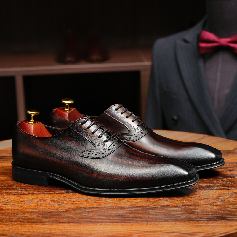 Pointed Toe Oxford Shoes Briti - Men'S Grooming Oxford 리뷰 및 가격
