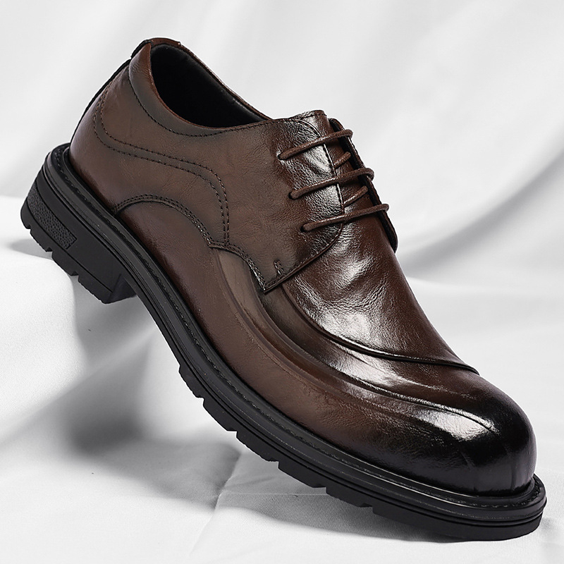 Brown Burnished Genuine Leathe - Men'S Grooming Oxford 리뷰 및 가격