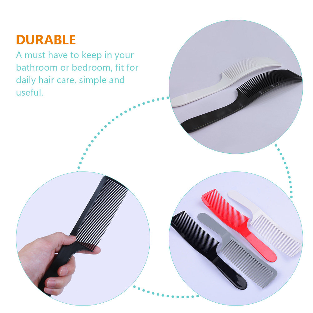 4Pcs Round Handle Hair Comb Se - Men'S Grooming Salon 리뷰 및 가격