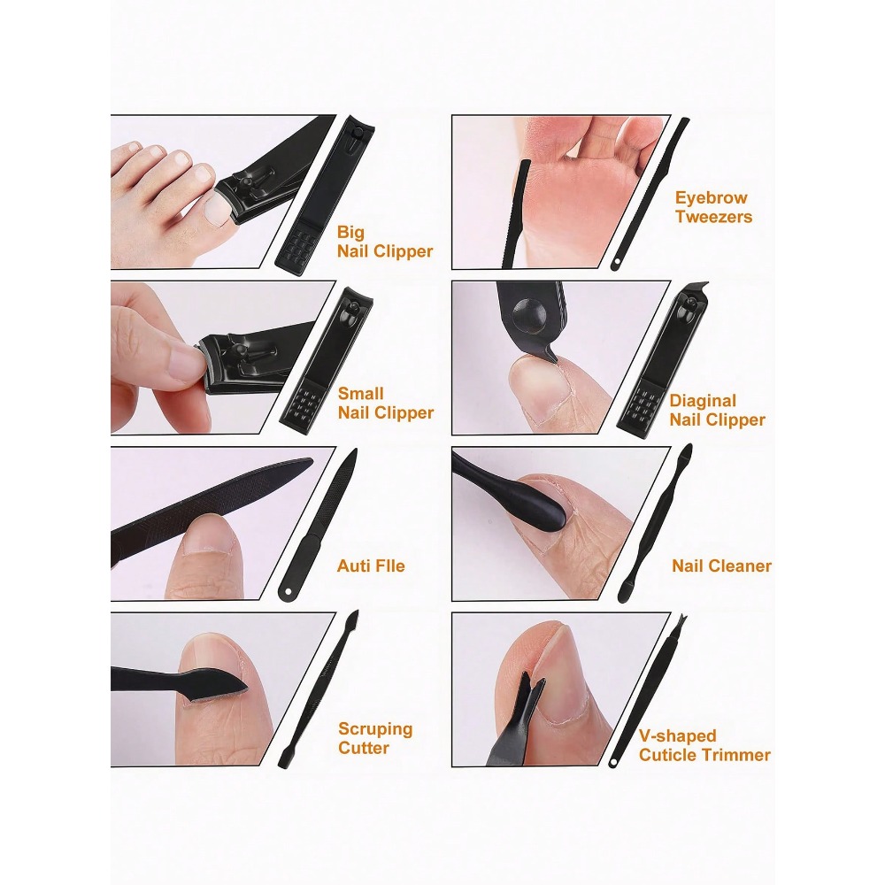 Manicure Set, Stainless Steel  - Men'S Grooming Set Gift 리뷰 및 가격