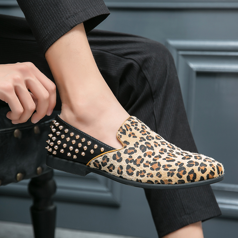 New Men Dress Shoes Leopard Le - Men'S Grooming Oxford 리뷰 및 가격