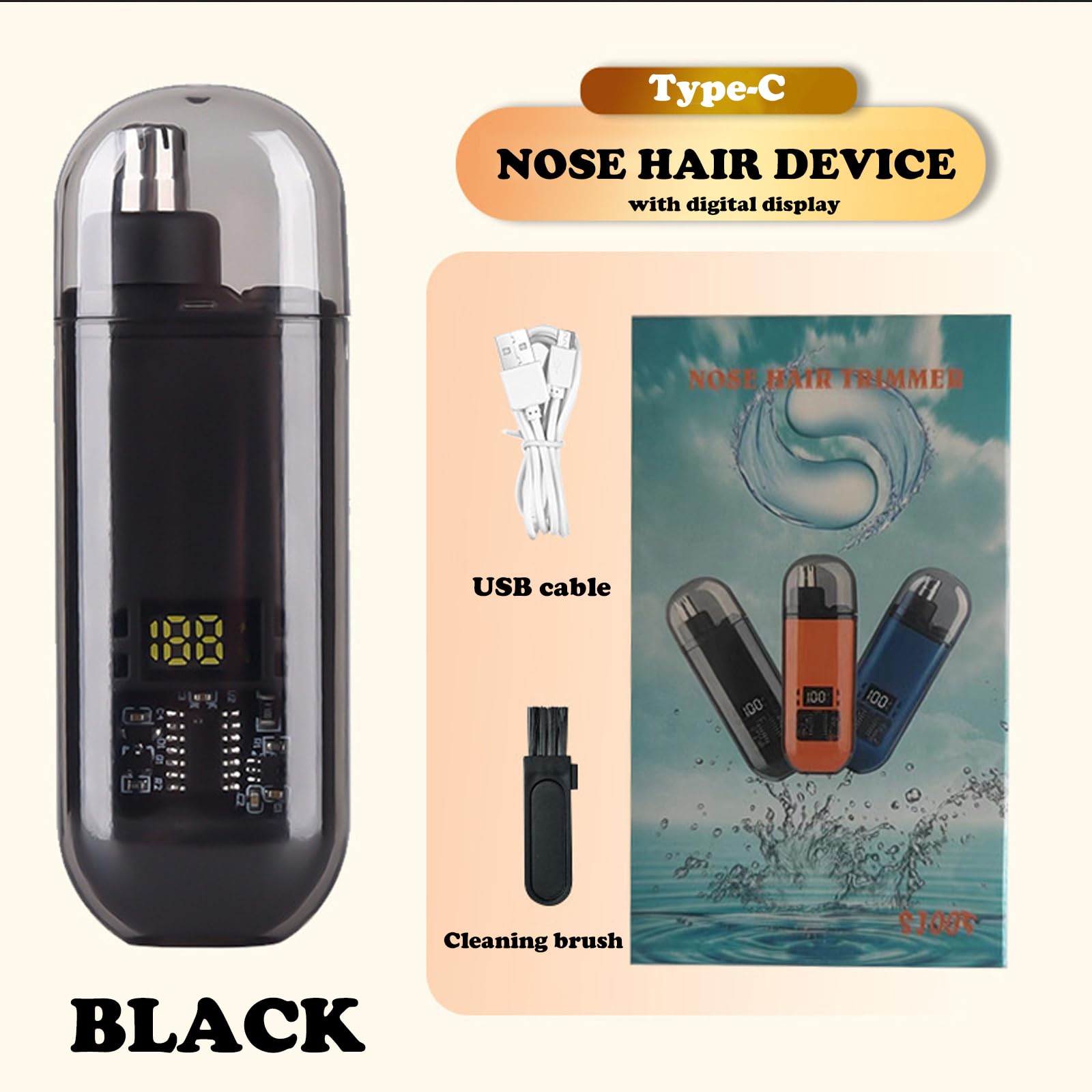 USB Rechargeable Nose and Ear  - Men'S Grooming Salon 리뷰 및 가격