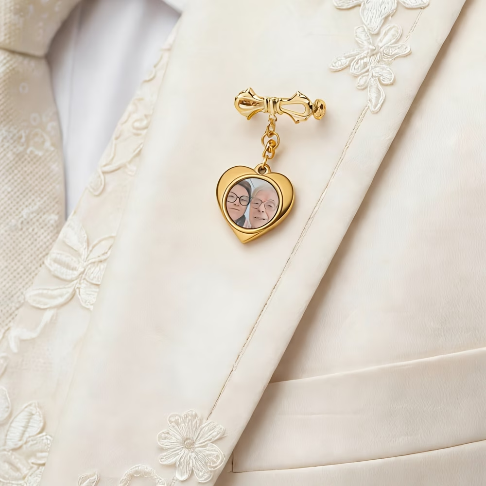 Custom Photo Brooch For Women  - Men'S Grooming Set Gift 리뷰 및 가격