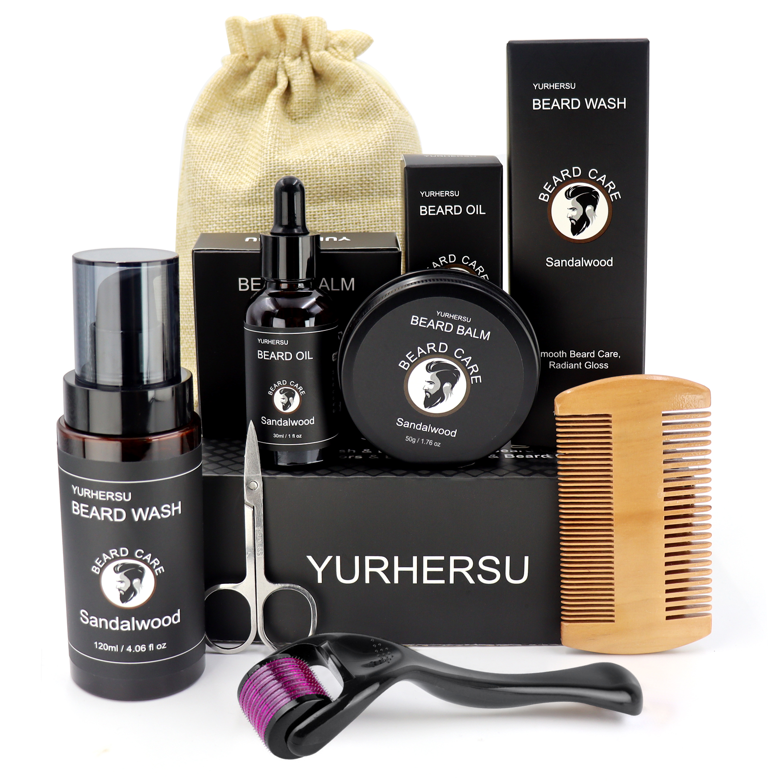 7Pcs Beard Care Kit for Men, G - Men'S Grooming Essentials 리뷰 및 가격