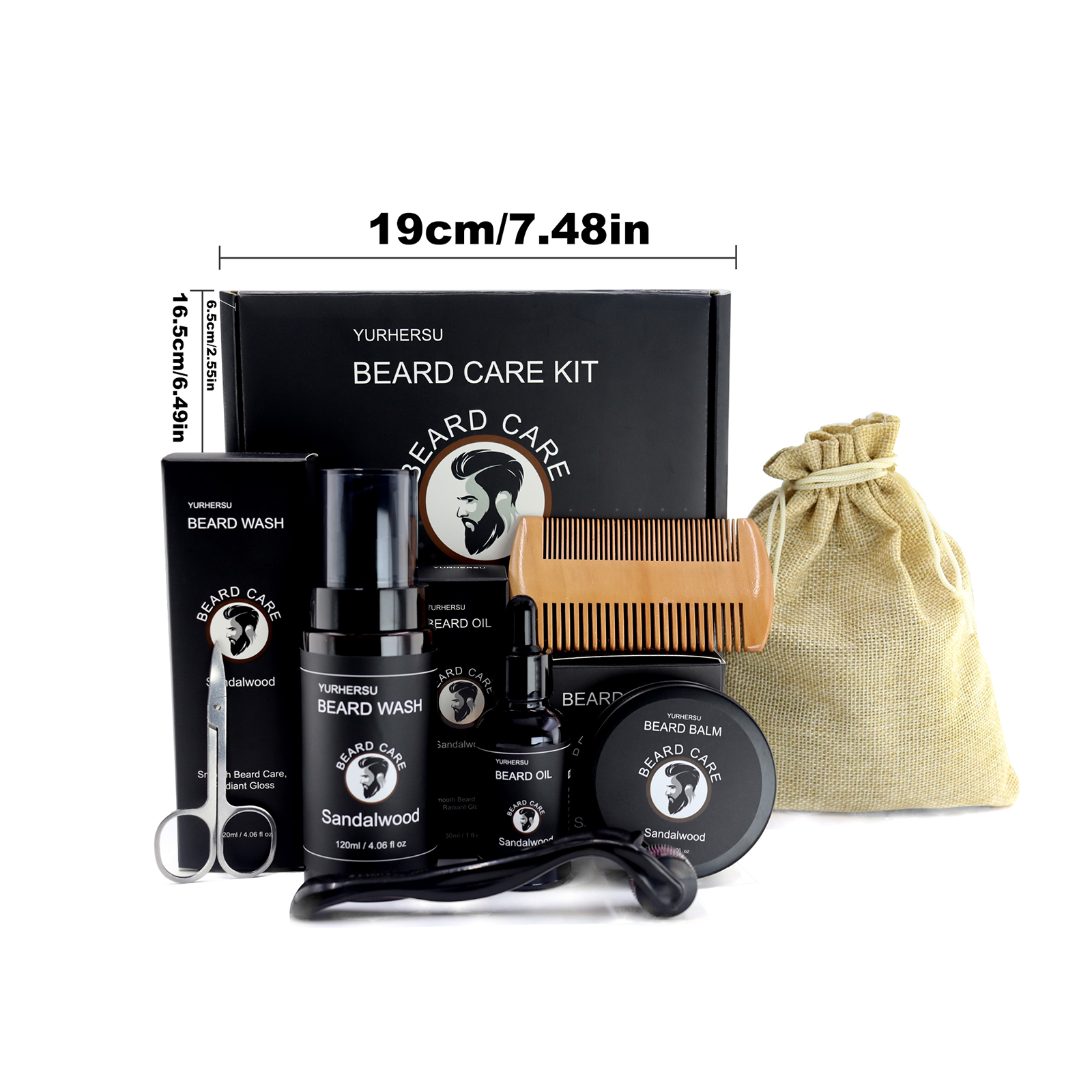 7Pcs Beard Care Kit for Men, G - Men'S Grooming Essentials 리뷰 및 가격